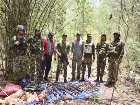 Chhattisgarh: Large Cache of Weapons and Ammunition Seized