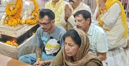 Yuzvendra Chahal Visits Mahakal Temple, Shares Bhasma Aarti Experience