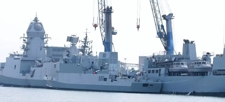 India Boosts Naval Power with Modern Warship 'INS Dunagiri'