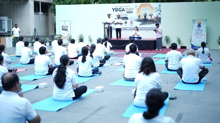 NITI Aayog Celebrates Yoga Day, Promotes Healthy Aging and Wellness
