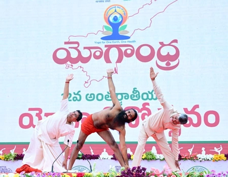 Yoga Centers to Open in Every Village of Andhra Pradesh: CM Naidu