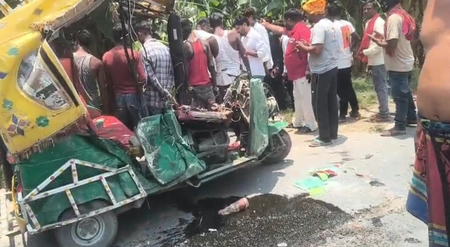 Bihar: Four Dead, Four Injured in Pickup-Auto Collision