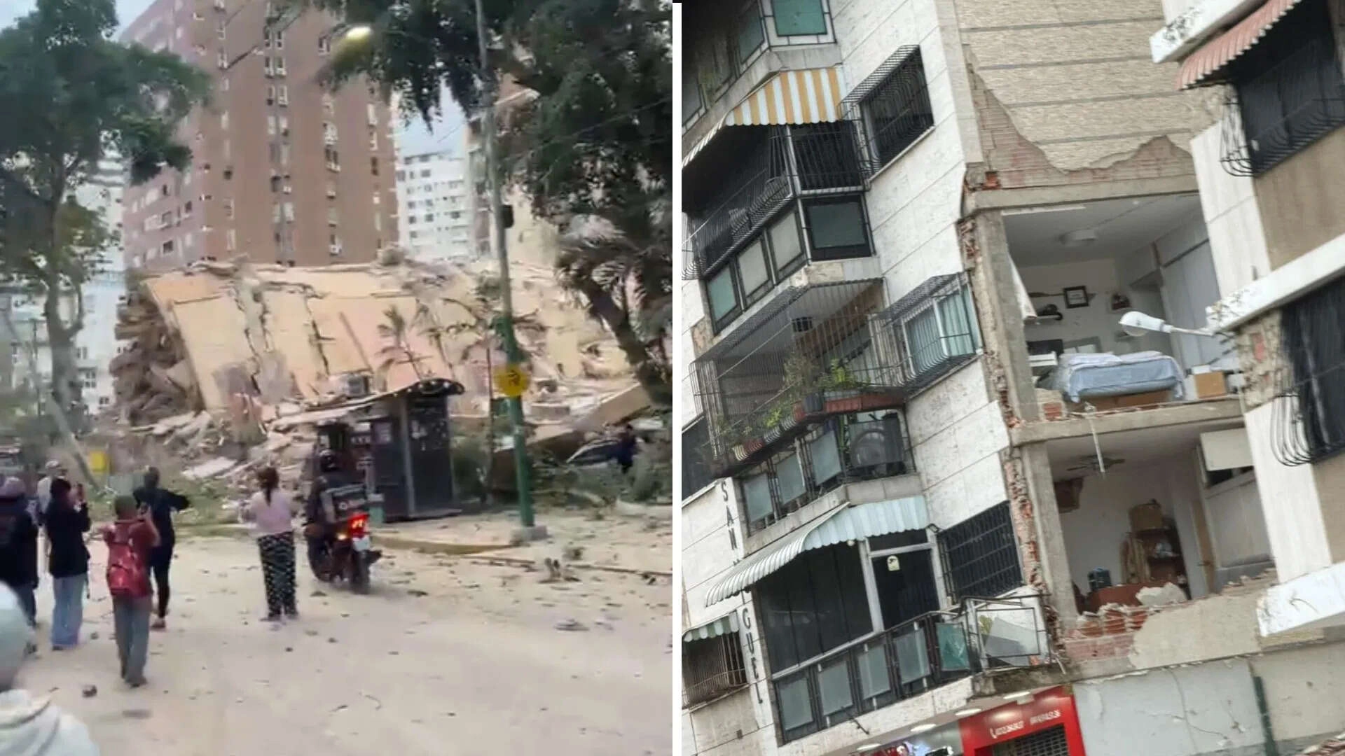 Venezuela Hit by Two Major Earthquakes, Buildings Collapse
