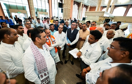 CM Bhajanlal Sharma Reviews Preparations Ahead of PM Modi's Visit