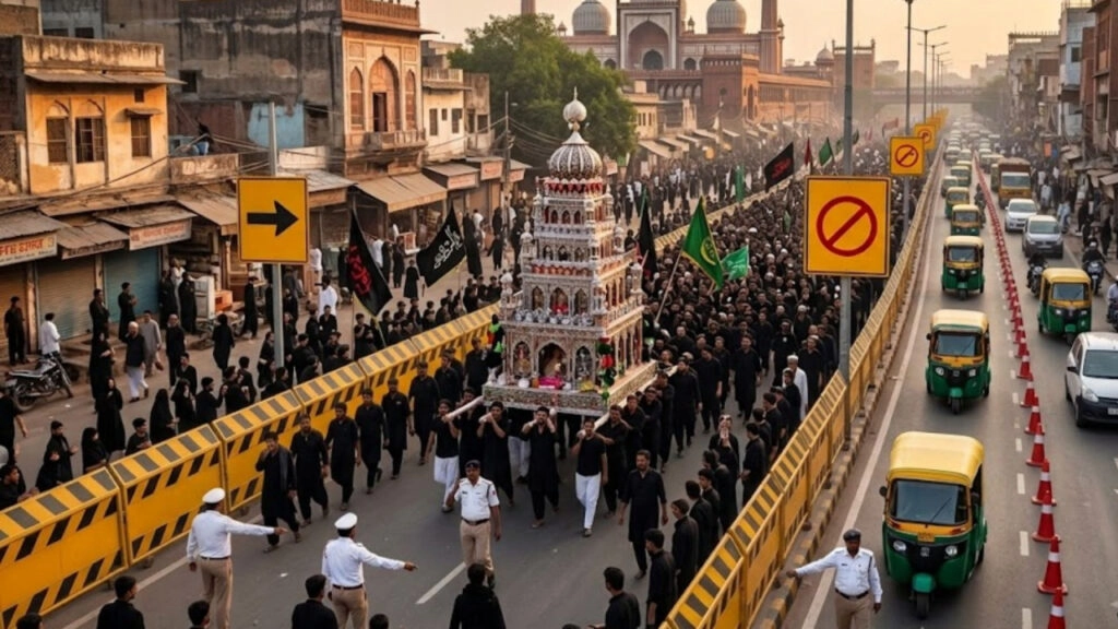 Delhi Traffic Diversion for Muharram Procession: Road Closures