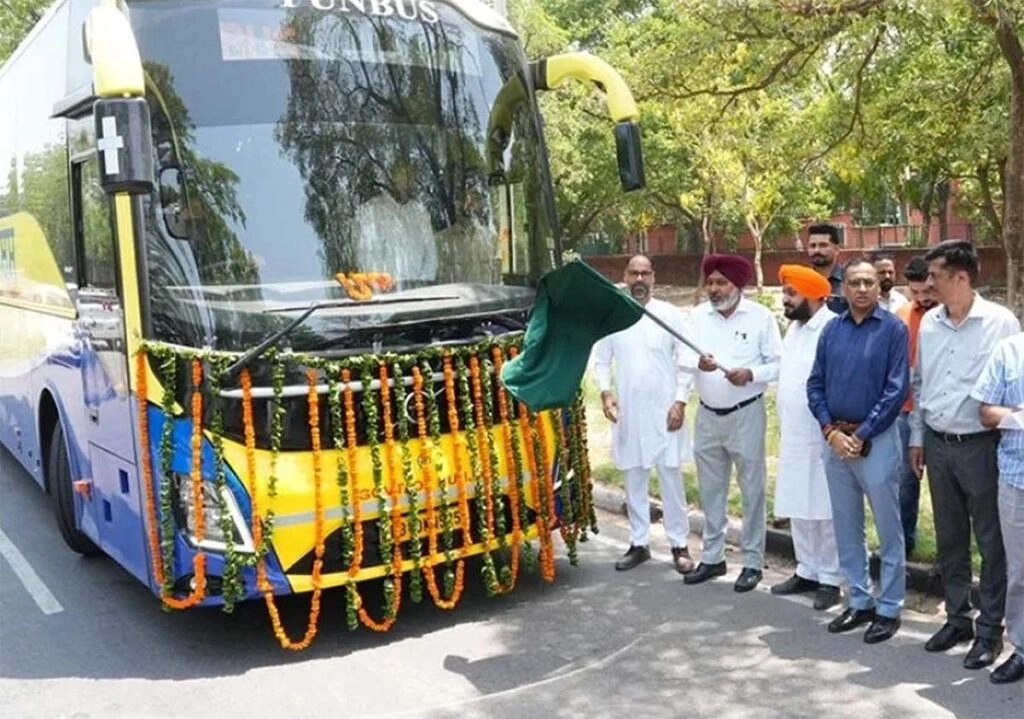 Punjab Airport Bus Service Adds 5 New Volvo Coaches to Delhi