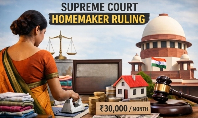 SC Acknowledges Homemakers as Nation Builders, Sets Rs 30K Value