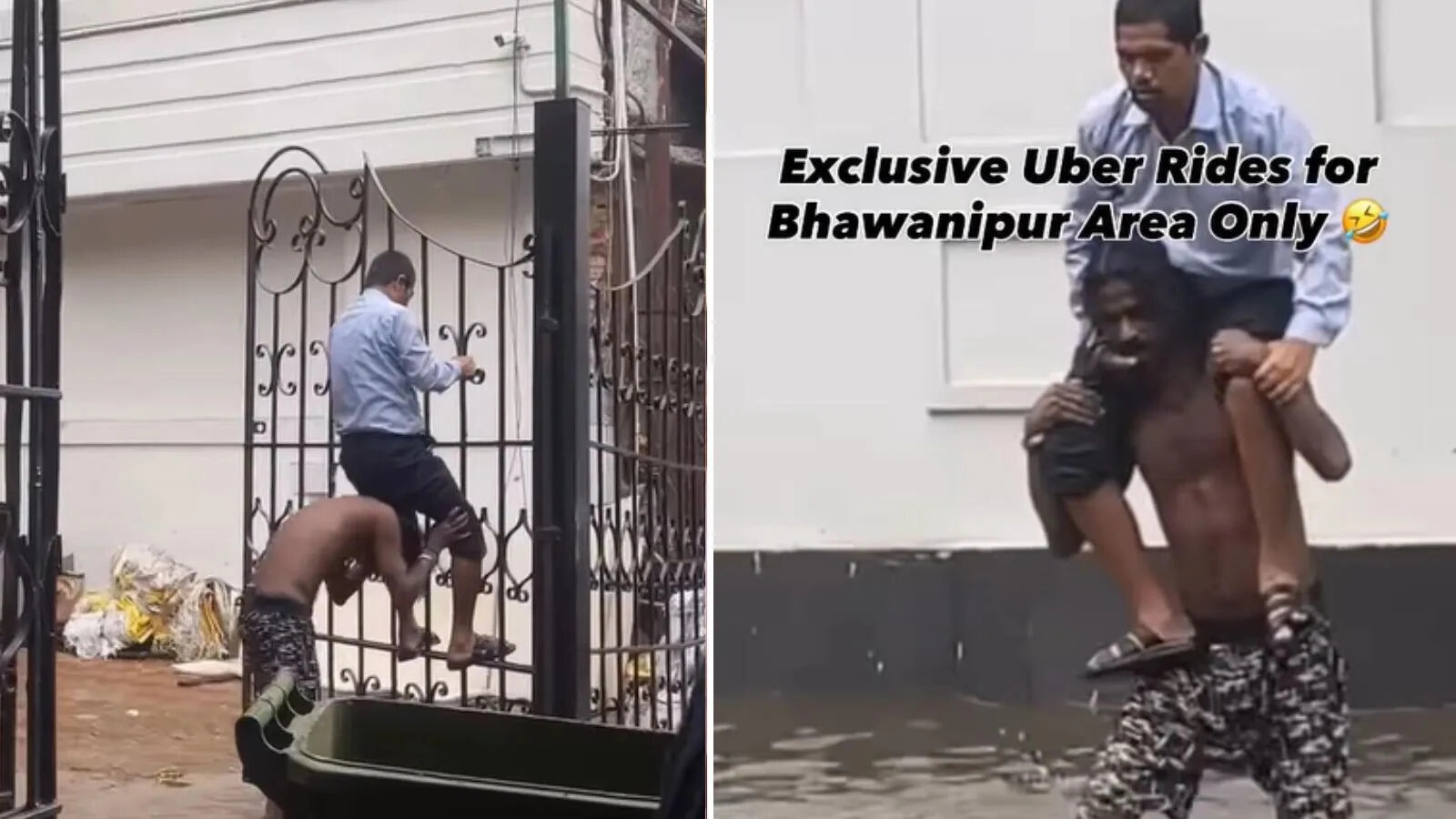 Viral Video: Man Launches Unique Taxi Service Amid Floods