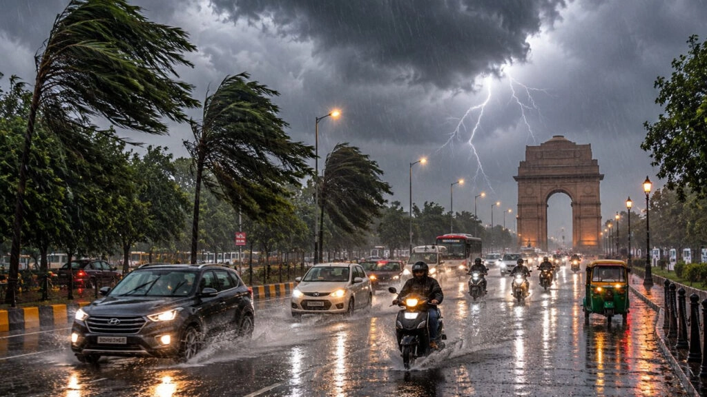 June 4 Weather: Rain Relief in Delhi-NCR, Storms Ahead