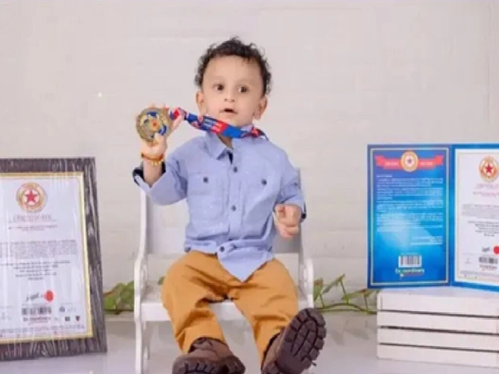 10-Month-Old Riyansh Sets World Record by Climbing 21 Stairs