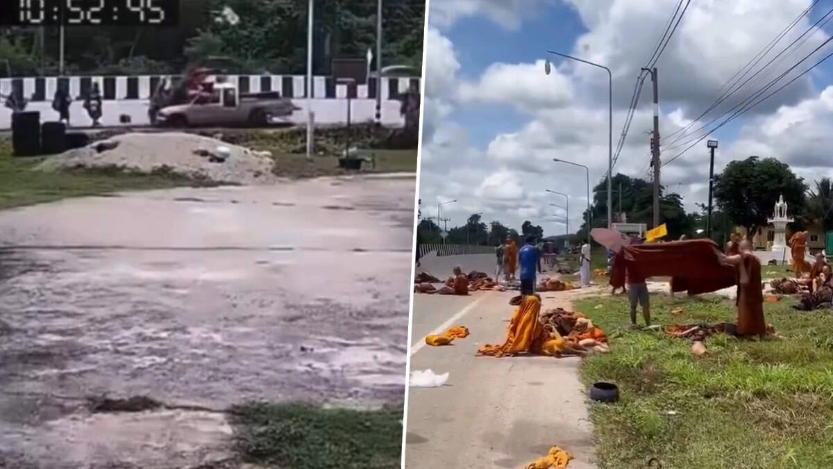 Thailand Tragedy: Minor Runs Over 10 Monks with Pickup Truck