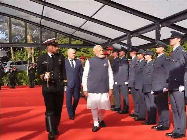 PM Modi in NZ after 40 years for FTA talks; Addressing 40K Indians