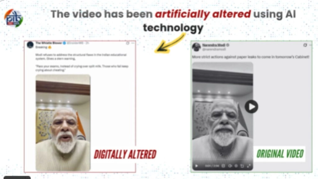 AI-Fake Video of PM Modi and Piyush Goyal Goes Viral, PIB Reveals