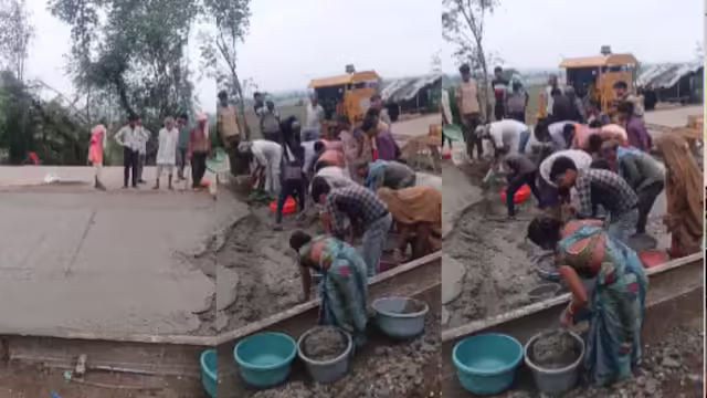 सीमेंट की चोरी: वायरल वीडियो ने उड़ाए होश!