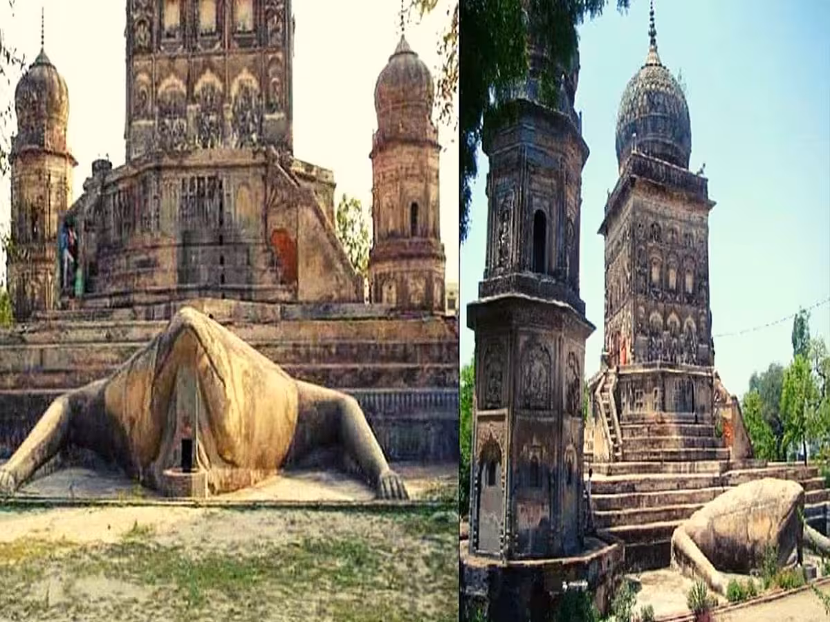 Unique Shiva Temple: Frog Instead of Nandi & Color-Changing Lingam