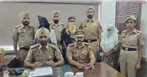 Ludhiana Police Arrests 3 Drug Smugglers with 150g Heroin