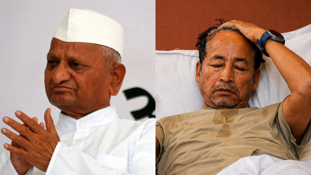 Anna Hazare Advises Govt: Hold Talks with Sonam Wangchuk