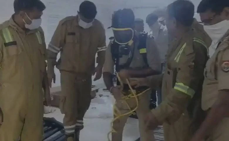 Two Guards Die from Poisonous Gas While Rescuing Worker in Noida