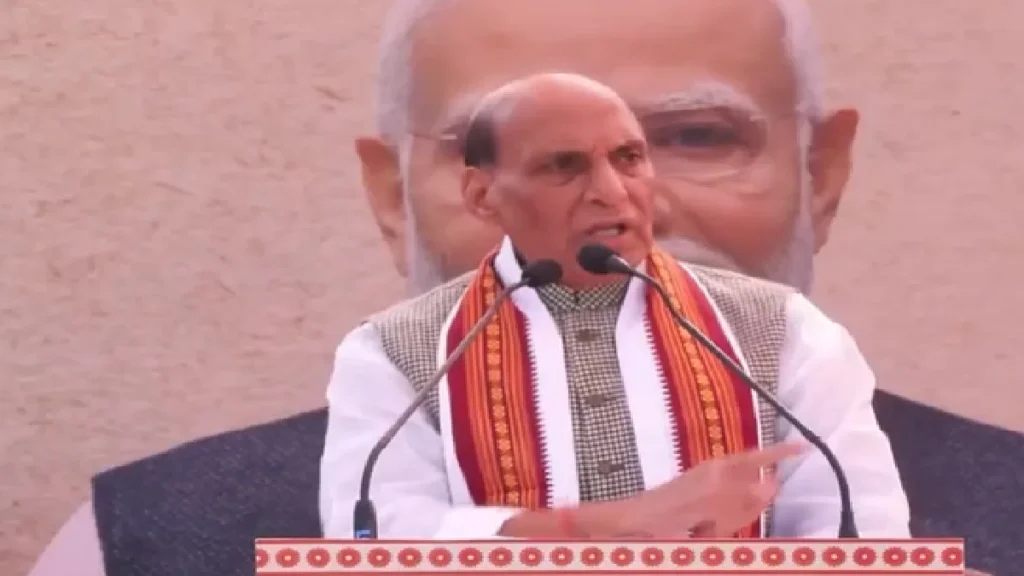 Rajnath Singh: India will rise as a developed nation under Modi.