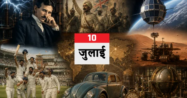 July 10: Military Rebellion, Tesla's Birth, and India's Triumph