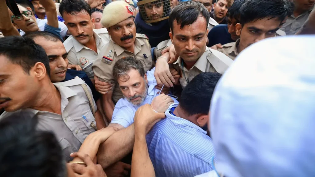 CJP Protest: Rahul Gandhi Calls for Modi’s Apology and Resignations