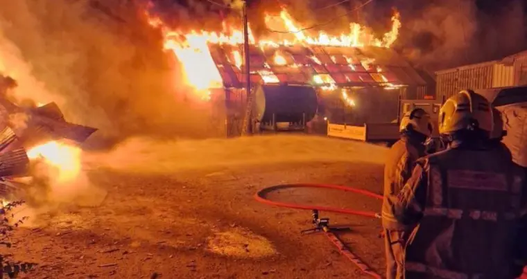 Essex Industrial Fire Damages Units; Firefighters Investigate