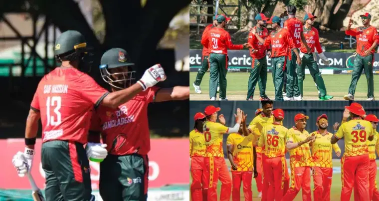 Bangladesh Defeats Zimbabwe by 34 Runs in 2nd T20I