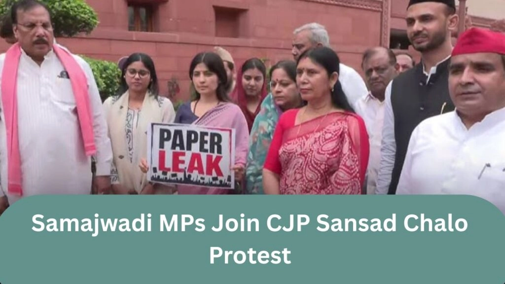 Dimple Yadav Joins CJP's March, Calls NEET Process Corrupt