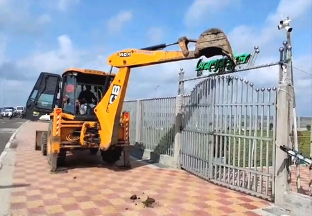 Illegal café on Matla Riverbank demolished by authorities
