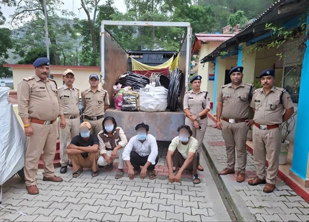 Uttarakhand: Four Arrested for Stealing Power Line Equipment