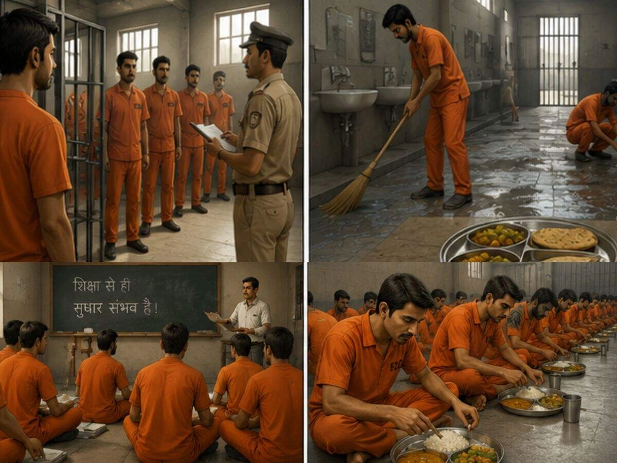 जेल में कैदियों को खाने की अनुमति: जानें नियम