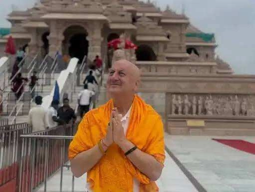 Anupam Kher criticized for Ram Mandir theft statement