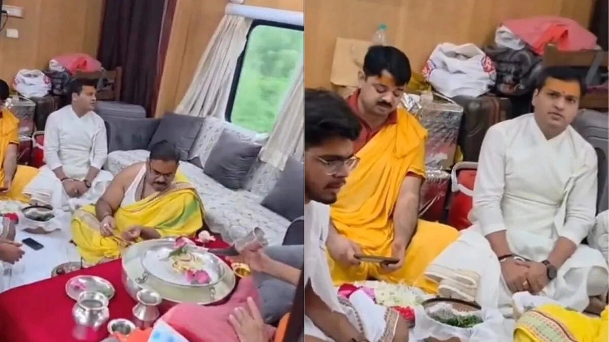 Railway Saloon Coach Prayer Video Goes Viral, Sparks Reactions
