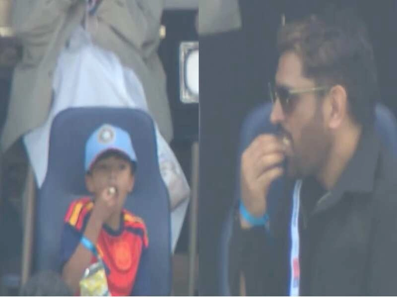 MS Dhoni's Simple Gesture: Asks Young Fan for Popcorn, Goes Viral