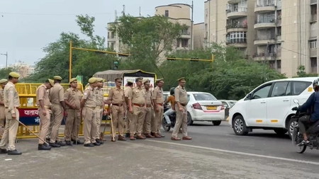 High Alert at Noida-Delhi Border Amid Farmers' Protests