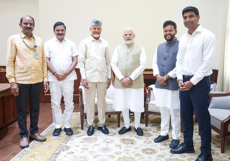 CM Chandrababu Naidu Invites PM Modi for Bhogapuram Airport Inauguration