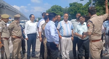 UP: Final Preparations for Kanwar Yatra in Shamli Inspected by DM-SP