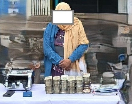Woman arrested by Manipur Police for funding drug dealers in Myanmar