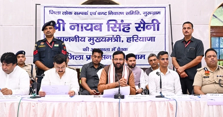 Action on CM Window Complaints Negligence: Nayab Singh Saini