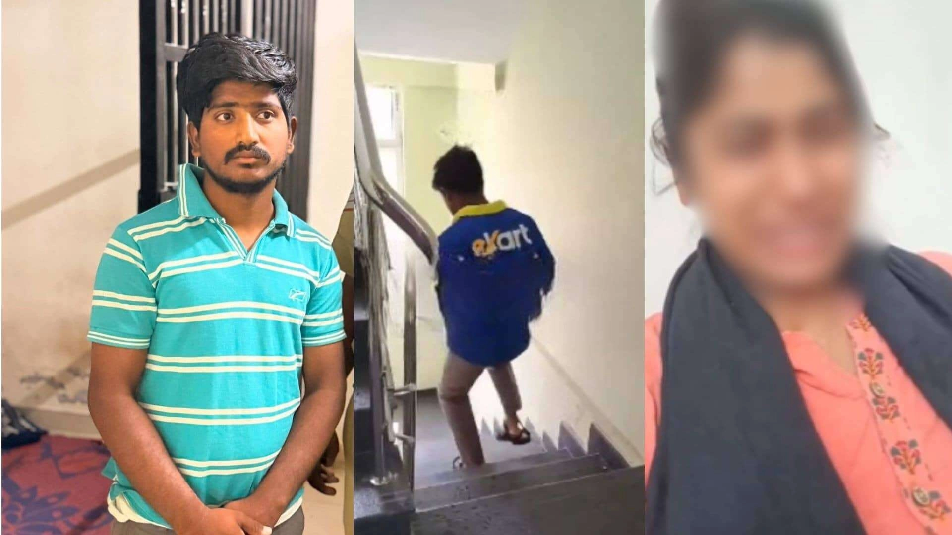 Delivery Boy Exposes Himself After Hearing 'NO,' Girl's Plea.
