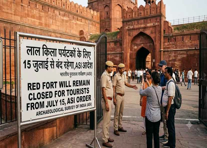 Red Fort Closed to Tourists from July 15, ASI Confirms