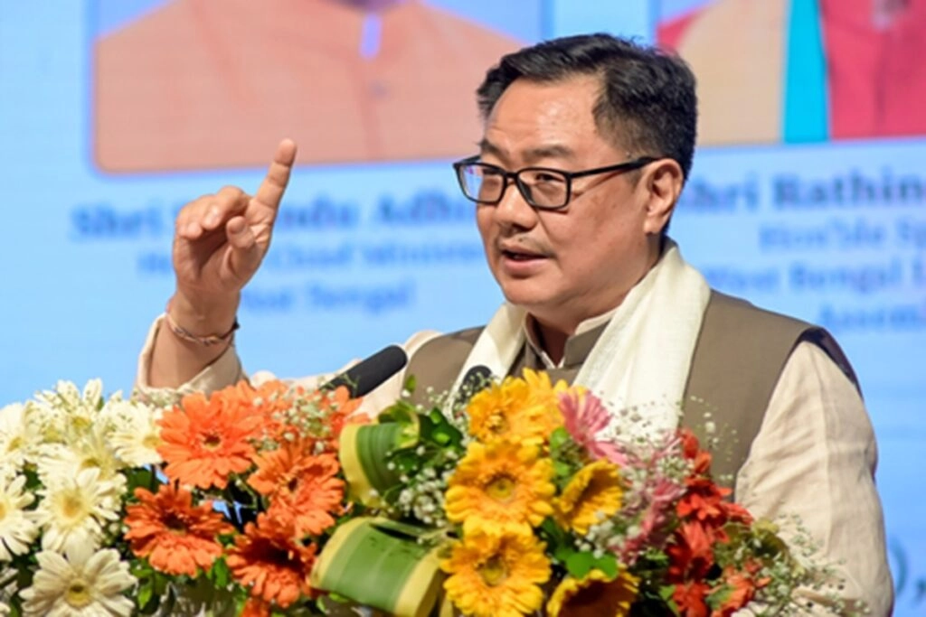 Rijiju Meets NCPI Leader Ahead of Monsoon Session