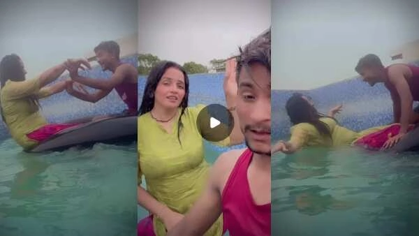 Seema Haider's Pool Fun Video Goes Viral on Social Media
