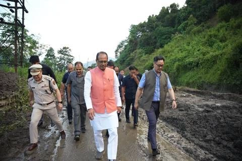 Union Minister Shivraj Singh Chouhan Visits Flood-Affected Arunachal