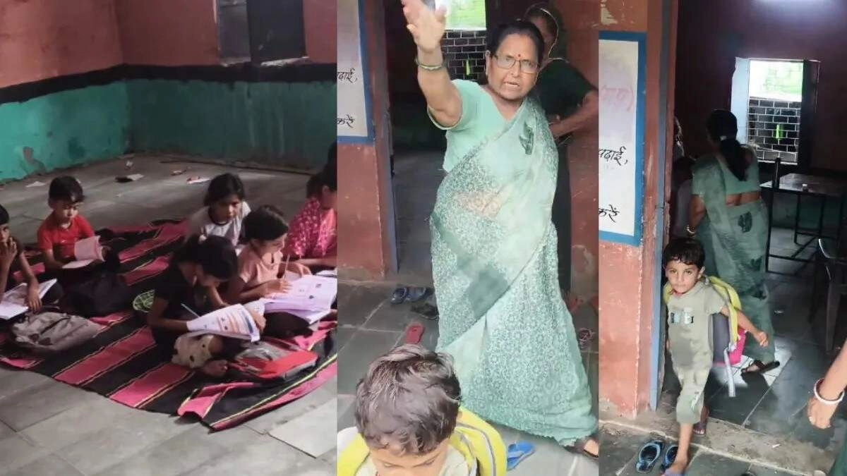 Viral Video: Teacher Refuses to Teach, Pushes Students Out