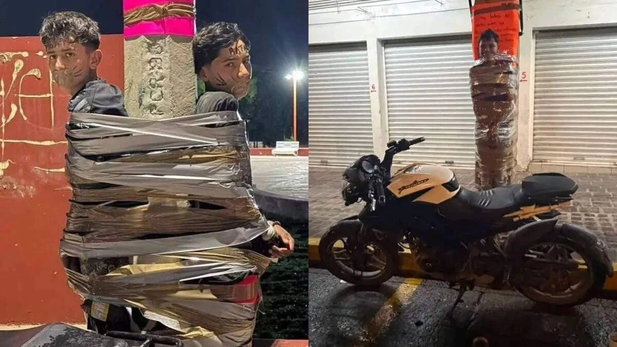 Viral Video: Mexico's 'Batman' Punishes Bike Thieves Shockingly
